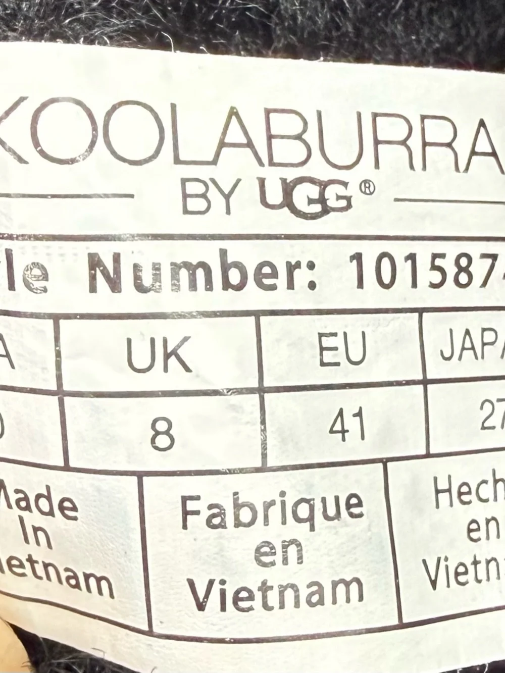 Koolabura by Ugg Women’s Black Size 10 Victoria Short Boot